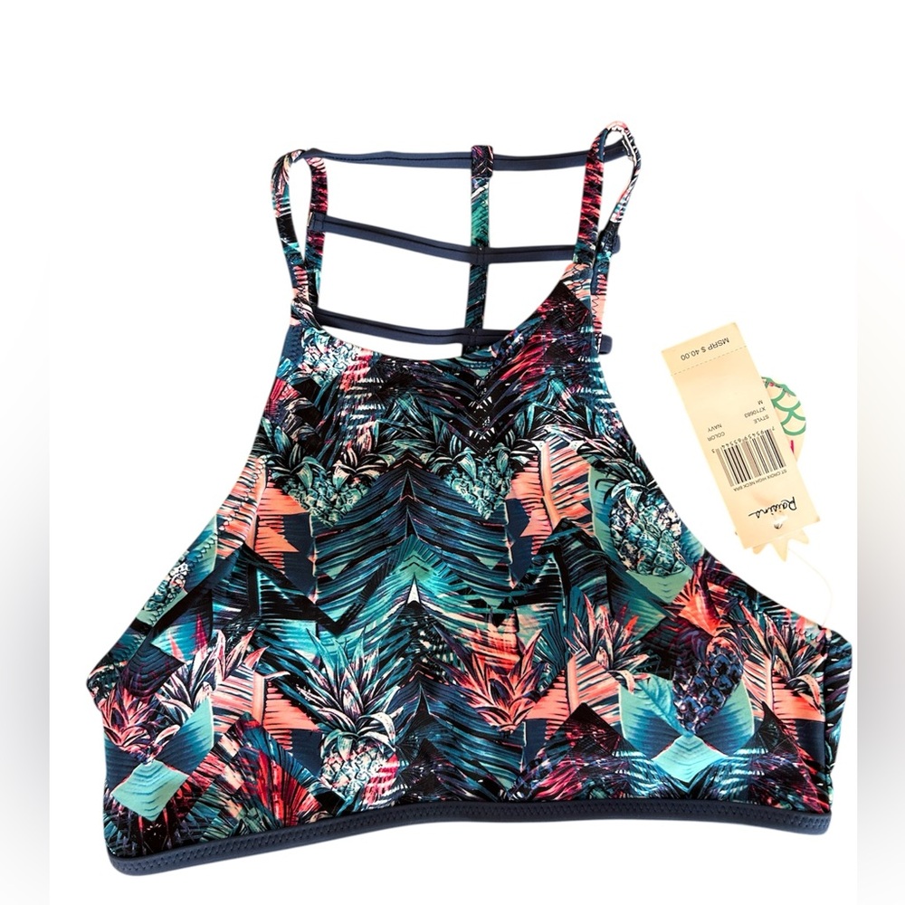 Raisins Blue and Pink Bra For Swim.